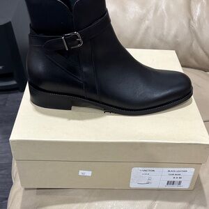 La Canadienne Black Leather Women's Boots